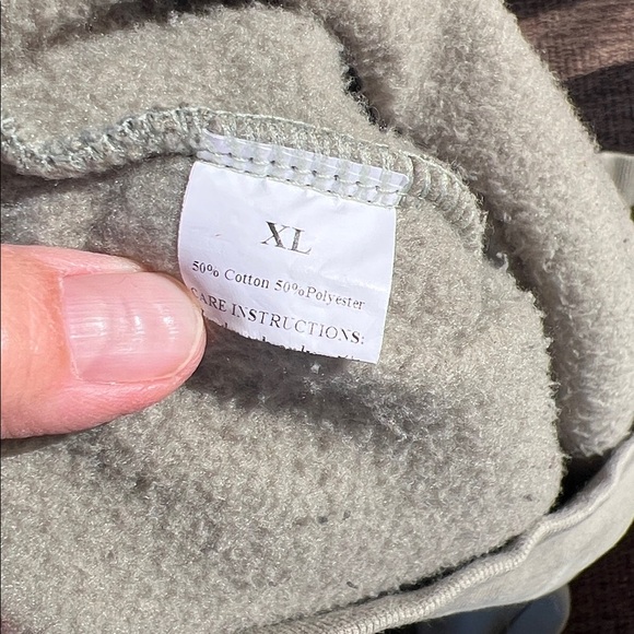 Heavy Aziel Luca  Olive Crew Neck Sweatershirt XL - Picture 2 of 2